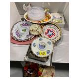 LATCH HOOK PARTIALS UNDER TABLE, SERVING