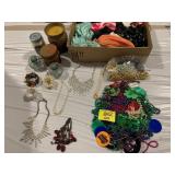 BEADS, COSTUME JEWELRY NECKLACES, LADIES SCARVES,