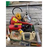 RAILROAD LANTERN, LIGHT, TIRE GAUGE, LINE LEVEL,