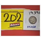 1939-S SILVER MERCURY DIME