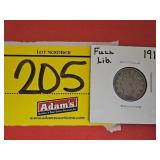 1910 LIBERTY HEAD V-NICKEL