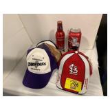 MENS SPORTS HATS, STL CARDINALS BAR CANS