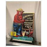 SMOKEY BEAR METAL NOVELTY SIGN
