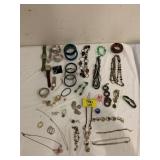 GROUP OF COSTUME JEWELRY OF ALL KINDS