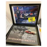 SIGNED RUSTY WALLACE & RICHARD PETTY PRINTS