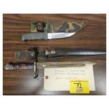 WEYERSBERG KIRSCH BAUN & CO BAYONET WITH SCABBARD