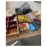 DOOR KNOBS, BALL CASTERS, RADIO, WIRE, WATER