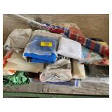 PONCHOS, TARPS, UMBRELLA, SHEETING, ETC
