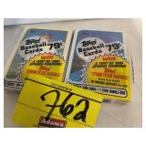 2 TOPPS SEALED BASEBALL PICTURE CARD PACKS