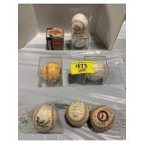 GROUP OF BASEBALLS OF ALL KINDS, WORLD SERIES