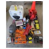 TRAFFIC CONES, TOOL SET IN CASE, WELDING MASK,