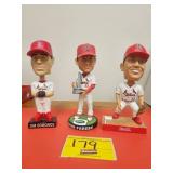 (3) ST LOUIS CARDINALS BOBBLEHEADSï¿½EDMONDS,