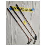 (3) VINTAGE GOLF CLUBSï¿½MED LIE 9, AVONDALE FORGED