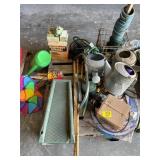 CHIMNEY BRUSH, HOSE, PAINT STIRRERS, GALVANIZED &