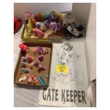 GATE KEEPER SIGN, MY LITTLE PONY FIGURES