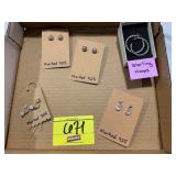 FLAT OF 925 OR STERLING MARKED EARRINGS