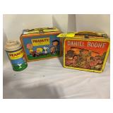 DANIEL BOONE LUNCHBOX, PEANUTS LUNCHBOX