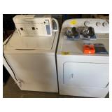 WHIRLPOOL WASHER & DRYER, MOEN SHOWERHEAD, SHOWER