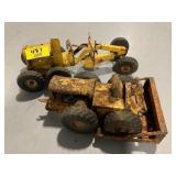 2 METAL TONKA TOYS