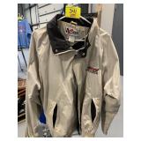 SZ XL ROBBIE GORDON JACKET & RAMS SWEATER, SZ L