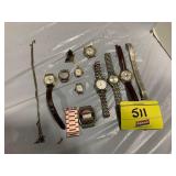 GROUP OF WATCHES & WATCH FACES