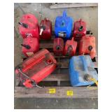 PALLET OF GAS CANS