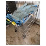 3-TIER ROLLING SHELF CART, MOVING BLANKET