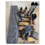 MENS BOOTS OF ALL STYLES SZ 8-9 1/2, LANTERNS,