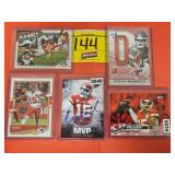 GROUP OF (5) PATRICK MAHOMES FOOTBALL CARDS