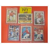 GROUP OF (6) MOSTLY CARDINALS BASEBALL CARDSï¿½MARK