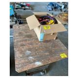 GROCERY CART, BOX OF BILGE PUMP, BOARD