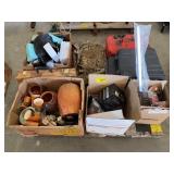 CAMO BAG, GAS CAN, STANLEY SOCKET SETS, BOX OF