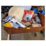 WOODEN CRIB, NEST CAM, NURSING PADS, COSTUMES