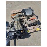 CAMO PAINTED HONDA BOAT MOTOR, HONDA GAS CAN,