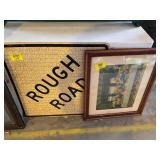 LAST SUPPER PRINT, ROUGH ROAD METAL SIGN