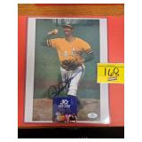 AUTOGRAPHED ROLLIE FINGERS, 8X10, WITH