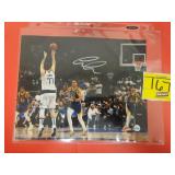 AUTOGRAPHED LUKA DONCIC BASKETBALL PICTURE WITH