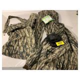CAMO JACKET & OVERALLS SZ 3X, BUSHNELL BINOCULARS