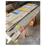 LARGE GLASS-TOP TABLE