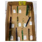 GROUP OF ANTIQUE PENS & PENCILS OF ALL KINDS