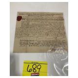 1724 BRITISH COURT SUMMONS IN MATTE