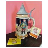 FALSTAFF MUSIC BOX BEER STEIN