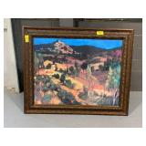 50' LONG HILLSIDE ORNATE FRAMED PRINT