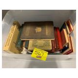TOTE OF ANTIQUE BOOKS OF ALL KINDS, SWEETS 1906