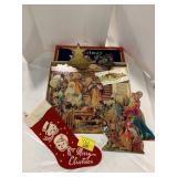CHRISTMAS MANGER SET IN BOX, MERRY CHRISTMAS