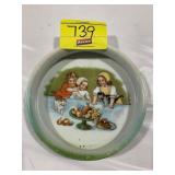 ANTIQUE GERMAN PORCELAIN BABY PLATE