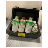 CASE OF MAGNAFLUX CLEANER & SPOTCHECK CANS