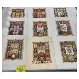 SET OF COUNTRIES OF THE WORLD ARTHUR SZYK PRINTS