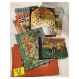 GROUP OF ANTIQUE CHILDRENS BOOKS OF ALL KINDS
