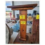 ANTIQUE WOODEN PEDESTAL STAND